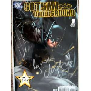 Christian Bale Signed Batman Underground Comic Book Issue 1