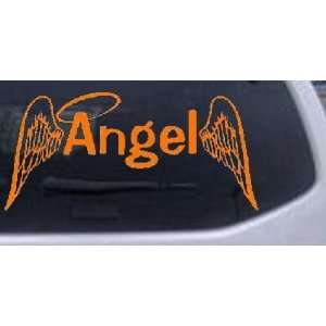   5in    Angel With Wings Christian Car Window Wall Laptop Decal Sticker
