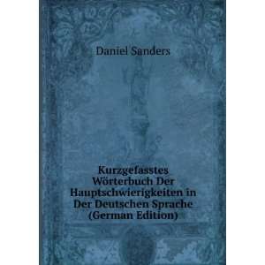  Sprache (German Edition) (9785877920712): Daniel Sanders: Books