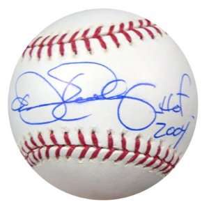  Autographed Dennis Eckersley Baseball   HOF 2004 PSA DNA 