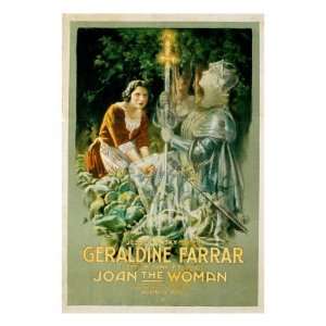 Joan the Woman, Geraldine Farrar as Joan of Arc, 1917 Photographic 