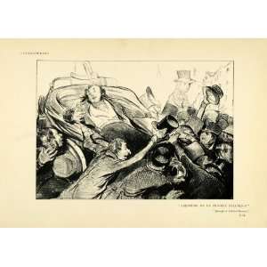 1904 Print Honore Daumier French Caricature Artwork Political Honesty 