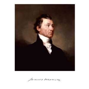 James Monroe US President (1817 1825) Autograph Reproduction 8 1/2 X 