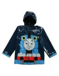 Thomas the Tank Engine Boys Blue Rain Coat   Size X small 4/5 and 