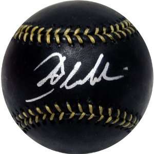 Joba Chamberlain Black Leather Baseball