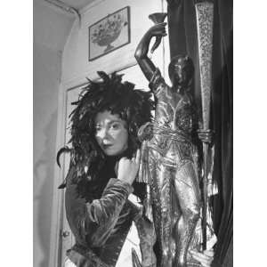  Painter Leonor Fini Wearing Extraordinary Costumes and 