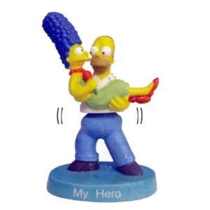  Simpsons Marge & Homer Simpson Ceramic Bobblehead Figure 
