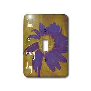  Patricia Sanders Inspirations   Purple Flower Find Joy Every Day 