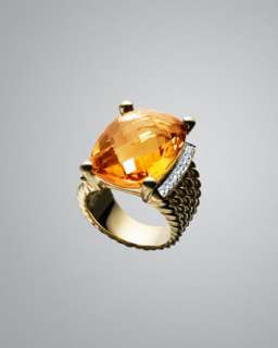 Gold Citrine Ring  