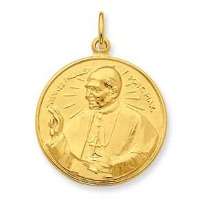   plated Sterling Silver Pope John Paul II Pendant   JewelryWeb Jewelry