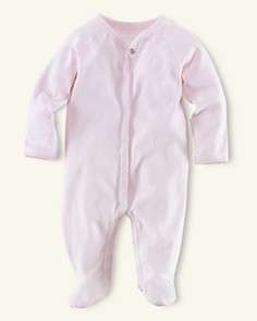 Ralph Lauren Childrenswear Infant Girls Solid Coverall   Sizes 0 9 