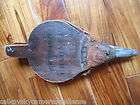 VERY VERY OLD ANTIQUE FIREPLACE BELLOWS WOOD & LEATHER.