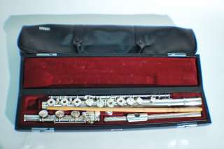   Yamaha 561 Flute Silver .925 Student Woodwind Band Instrument W/ Case