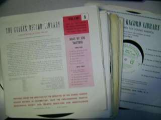The Golden Record Library Volumes 1 12 set folk music  
