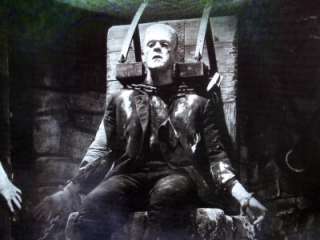Frankenstein Horror Film Movie Poster, Boris Karloff  