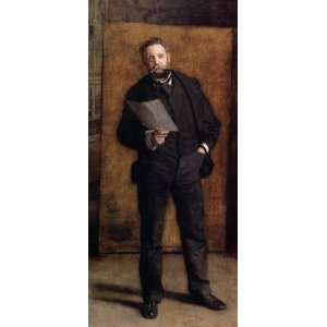  Thomas Eakins   24 x 52 inches   Portrait of Leslie