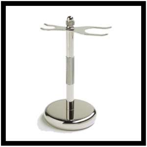 sharp looking chrome plated stand to properly air dry the safety 