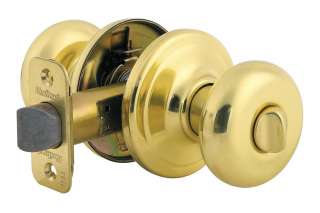 Kwikset CP730J 3 Polished Brass Privacy Function Juno Knobset  