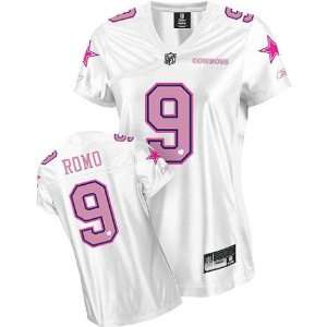   Cowboys #9 Tony Romo Be Loved White Fashion Jersey
