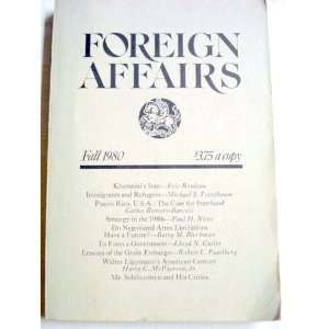    Foreign Affairs   Fall 1980 William P. (editor) Bundy Books