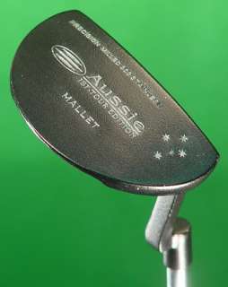Guerin Rife Aussie Mallet Black 34 Putter Golf Club  