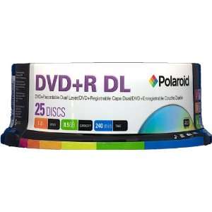 Polaroid PRDVDDL025S 8x 8.5 GB Double Layer DVD+DL (25 Pack/Spindle)