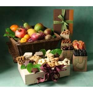   Champlain Exotic Fruit & Chocolate Gift Basket with Dried Fruit