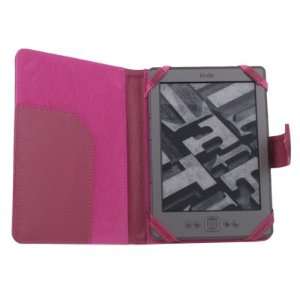  For Ebook Reader  Kindle 4 4th Rose PU Pouch Jacket 