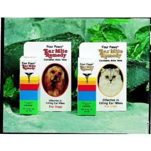  Four Paws Ear Mite Remedy for Cats: Pet Supplies