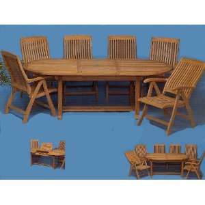  Oval Extension Table Set