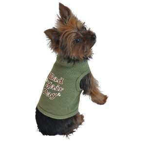   Ruff and Meow Dog Tank Top, Bully, Green, Extra Large