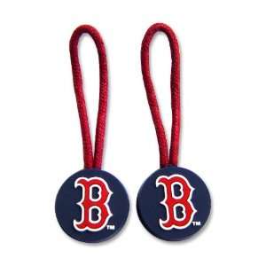  Boston Red Sox Zipper Pull Charm Tag Set Luggage Pet ID 