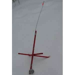 Ice Fishing Tip Ups by 40 Up Tackle Company Big Green and Big Red 