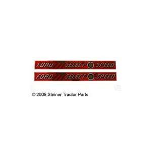    Pair of hood decals for Ford 771 Select O Speed: Automotive