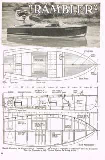   includes complete plans for building vintage outboard inboard sailing