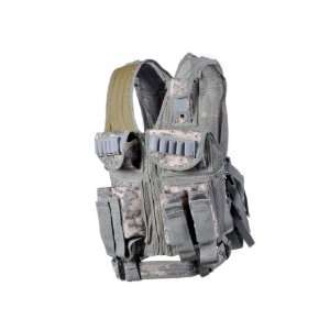 Global Military Gear Tactical Vest (Black)  Sports 