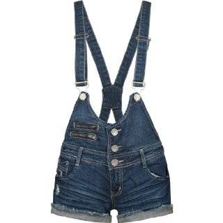  ALMOST FAMOUS Denim Overall Womens Shorts: Explore similar 