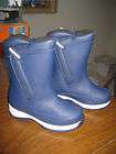 Girls Lands End Snow Flurry Boots Classic Navy 12 NWT