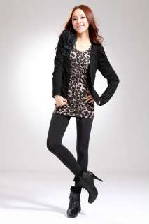   Pleated Women Chic Stylish Blazer Jacket Outerwear Lapel Cardigan