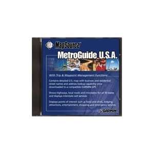  Garmin GPS MapSource Metro Guide USA CD ROM Software