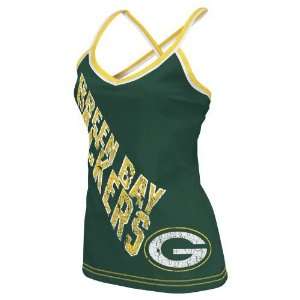   Sports Reebok Womens Green Bay Packers Cheer Tank: Sports & Outdoors