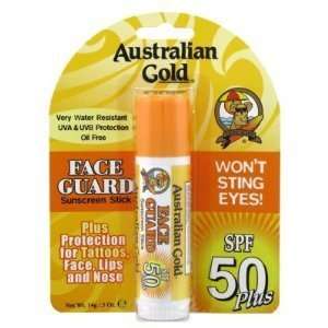  Australian Gold Face Guard Stick SPF#50 .6 oz. (Case of 6 