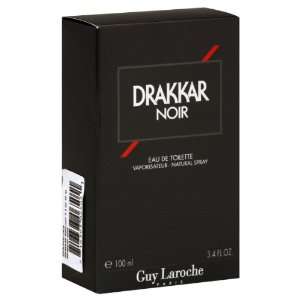  Drakkar Noir Eau de Toilette Natural Spray, 3.4 oz 