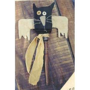  Heaven Sent Cat Bobbin Folk Pattern Arts, Crafts & Sewing