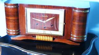 Very nice original French art deco Vedette mantle clock.