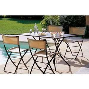  Emu ER903 Classic Rectangle Folding Patio Table Finish 