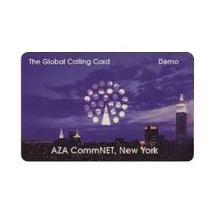  Collectible Phone Card AZA CommNET Demo Global Calling 