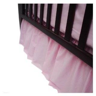 American Baby Company Percale Crib Dust Ruffle, Pink