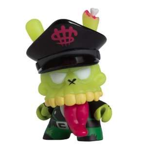  Kidrobot Dunny Series 2011   Green Zombie Biker By MAD 