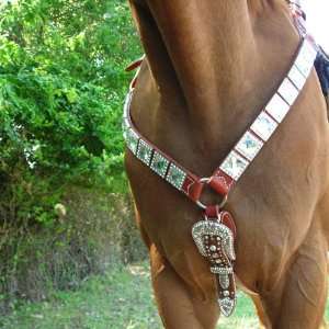   Rhinestone Horse Breast Collar & Head Stall Set
